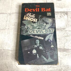 The Devil Bat Bela Lugosi 1985 VHS Black and White Horror Classic 69 Minutes